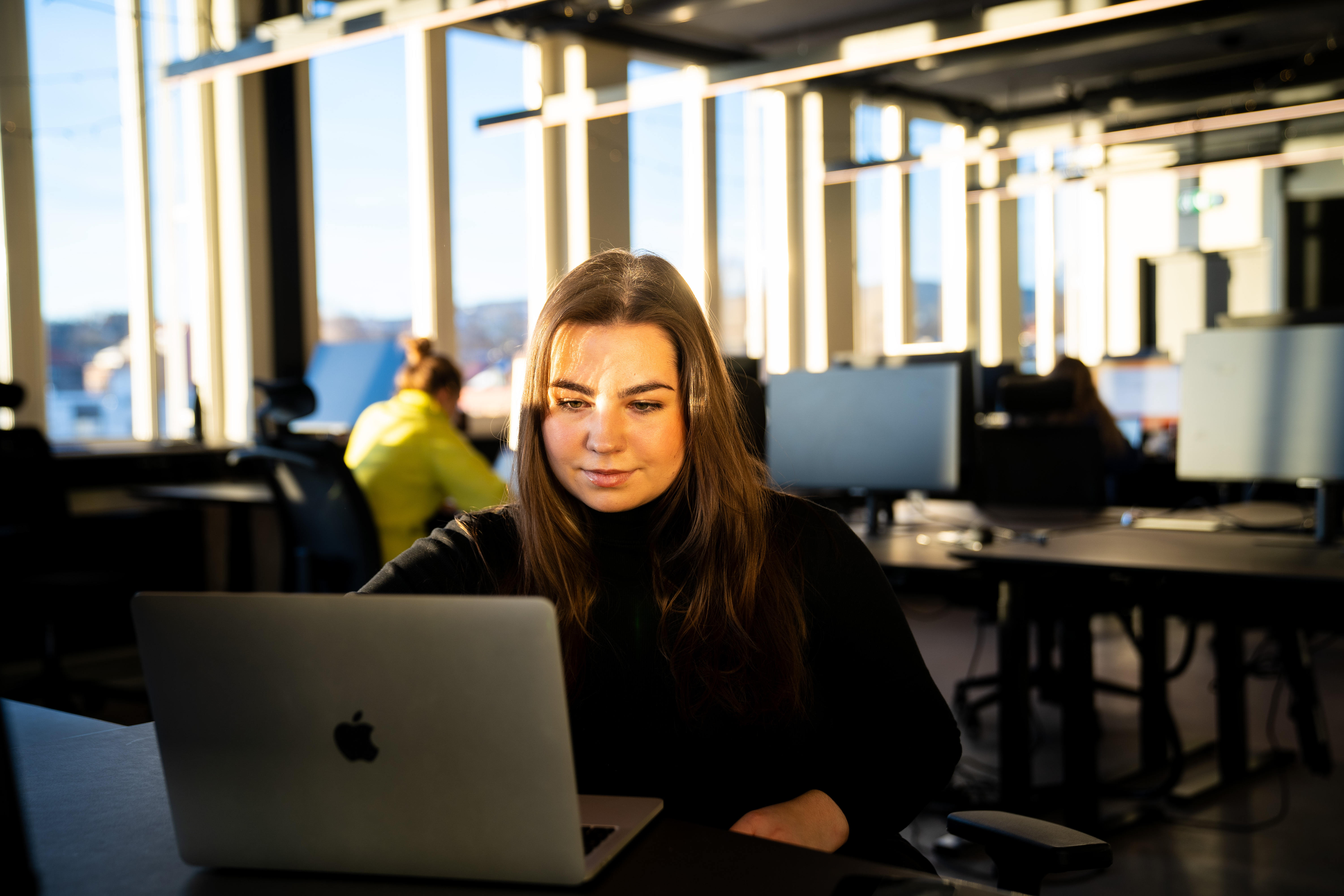 Woman working at desk Woman working at desk
